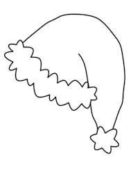 Coloring pages of santa hat. Free Printable Santa Hat Coloring Pages For Kids
