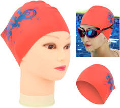 Gözyaşı önleyici bone, nefes alan bone, kolay giyilebilir ve çıkarılabilir,  uzun saç örgüleri için örgü türleri için (kırmızı) : Amazon.com.tr: Mutfak