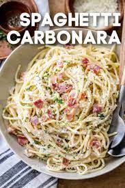 Discover how to make our best spaghetti carbonara recipe. Spaghetti Carbonara Quick Easy Spend With Pennies