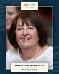 Our Lifetime Achievement Award was presented to Beverley Phillips. Beverley  has been the heart of Acorn LTC, for over 20 years, dedicating herself to  its success. From organising events and fundraising £50,000