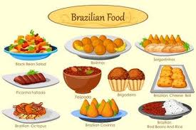 collection of delicious brazilian food in vector brasilianische rezepte rezeptideen lebensmittel essen
