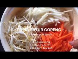 Akhir skali masukkan asam keping 1 @ 2 keping. Cara Membuat Popia Sayur Goreng Youtube