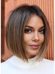 Salt and Pepper Medium Layered Straight Synthetic Hair Capless Wigs for  Older Women-shop.wigsbuy.com