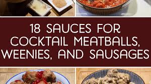 You can either cook them in a skillet on the stovetop or bake them in the oven. 18 Sauces For Cocktail Meatballs Weenies And Sausages Delishably