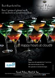Buy 2 And Get The 3rd Free Happy Hours At Cloud9 Cloud 9 Palace Hotel Hotel Spa