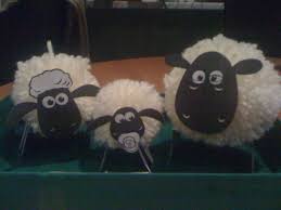 Pompom Schafe Schafe Basteln Ostern Basteln Mit Kindern Schafe