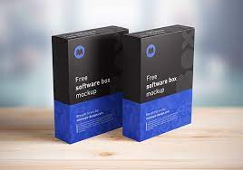 Download Free Software Box Mockup Design Mockup Free Box Mockup Box Software