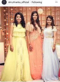 Indian Gown For Friends Wedding Reception By Shruti Ranka Kids Designer Dresses Frock Dress Long Frocks