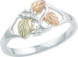 Mobile Product Landstrom S Women S Black Hills Gold And Silver Opal Ring Cabela S Black Hills Gold Jewelry Silver Opal Ring Black Hills Gold