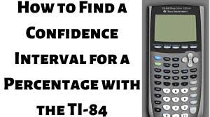 How To Find A Confidence Interval For A Percentage Using The Ti 84 Confidence Interval Hypothesis Math Videos