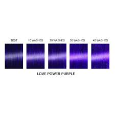 If you fall in love with a color during that time, you can continue to add the same shade in your. Love Power Purple Professional Gel Semi Permanent Hair Color Tish Snooky S Manic Panic