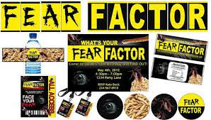 Fear Factor Party Printables Editable Fear Factor Party Fear Factor Fear Factor Games