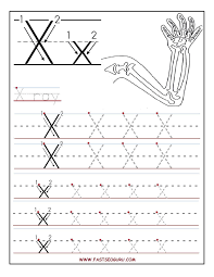Printable Letter X Tracing Worksheets For Preschool Preschool Worksheets Preschool Letters Writing Practice Worksheets
