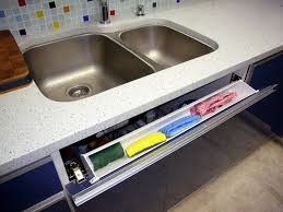 sink tilt out tray