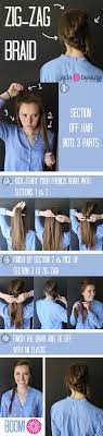 Zig Zag Braid Tutorial The Possibilities Of Ways To Style Your Hair Into A Braid Are Endless Though Th Hair Styles Hair Beauty Braided Hairstyles Tutorials