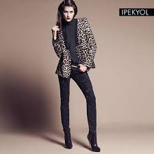 Ipekyol Un Leopar Ceketi Ile Kombinlerinizin Havasi Degisecek Bmigrosavm Leopar Moda Migrosavm Moda Leopar