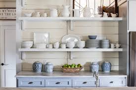 Mix and match open shelving with more traditional styles like farmhouse kitchen cabinets to keep your kitchen looking neat and tidy. Best Open Shelving Ideas For The Kitchen To Accessorize It Well