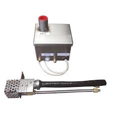 Once the pilot lights, you should keep depressing the gas valve for at least 10 seconds to give the thermocouple time to warm up. All Weather Electronic Ignition System High Capacity Woodland Direct
