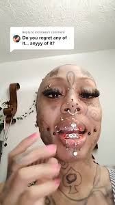 Old People with Face Tattoos