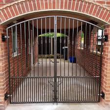 Huixin wrought iron high snow load motor bache pour 6x12 mini transportable garage canopy tent carport. Made To Measure Modern Stylish Double Set Of Carport Gates Supplied And Fitted Very Strong And Well Made Wrought Iron Gate Wrought Iron Gates Metal Working