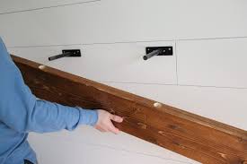 Easy Diy Floating Shelf With Brackets In 2020 Floating Shelves Diy Long Floating Shelves Floating Shelves