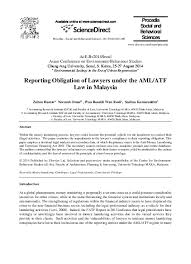 Money laundering activities have also been the leading cause behind a thriving black economy which exists in india. Pdf Reporting Obligation Of Lawyers Under The Aml Atf Law In Malaysia Normah Omar And Saslina Kamaruddin Academia Edu