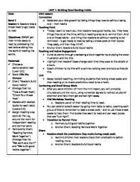 Lesson Plans For Grade 1 Unit 1 Building Good Reading Habits Session 1 18feedback Welcomed Enjoy Reading Habits Words To Spell Grade 1