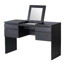 Embedded Light Table Into Ikea Ransby Table Ikea Vanity Ikea Vanity Table Black Vanity Desk