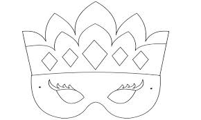 Disegni Di Carnevale Maschera Per Bambine Disegno Da Colorare Maschere Attivita Di Arte Per Bambini Carnevale
