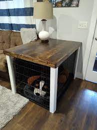 Diy Dog Crate In 2021 Dog Crate Table Wood Dog Crate Diy Dog Crate