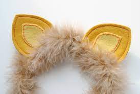 Hart Sew Animal Ear Headbands Tutorial Lion Costume Lion Costume Diy Vintage Baby Clothes