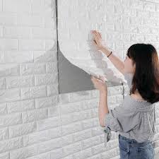 Ya disponible para envío inmediato. Diseno De Ladrillo 3d Pegatinas De Pared De Color Liso Papel Tapiz De Espuma Para Dormitorio Autoadhesivo Anticolision Decoracion De Fondo De Falda De Pared 70 77cm Papeles Pintados Aliexpress