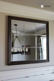 Another really great idea for a diy mirror project that's both stylish and simple comes from now let's get back to the unique diy mirror frames that you can make. Diy Large Paneled Wall Mirror Shanty 2 Chic