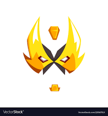 Mask of hero or villain face Royalty Free Vector Image