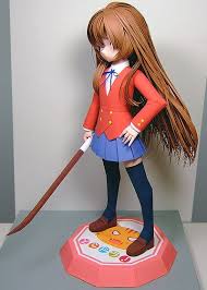 Anime Papercraft Figures Anime Paper Origami Crafts Diy Paper Crafts Cards