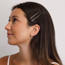 Amethyst Ohrring Geschenk Stapel Set • Geburtsstein personalisiertes  Geschenk für sie • Brautjungfer Geschenk • Geschenk für Mutter • Gold  Creolen • Baguette Stein Creolen