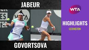View the full player profile, include bio, stats and results for ons jabeur. Ons Jabeur Vs Olga Govortsova 2020 Lexington Second Round Wta Highlights Youtube