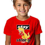 Koszulka Dziecięca Czerwona STAY STRONG Wróżkowie Chrzestni Wz ...