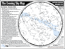 Constellations Monthly Sky Map Free Cm Nature Study And