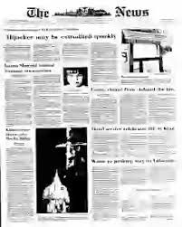 News Newspaper Archives, Jan 20, 1987, p. 1