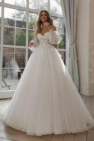 Wedding Dress With Weightless Sleeves Boho Style Wedding Dress Ball Gown Wedding Dress Lace Wedding Dress Ball Gowns Wedding Boho Style Wedding Dress Wedding Dresses