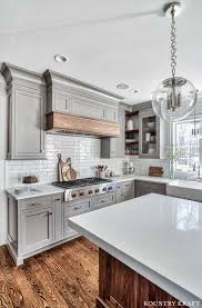 Kountrykraft Graykitchencabinets Customcabinetry Grey Kitchen Designs Kitchen Cabinets Trim Kitchen Renovation