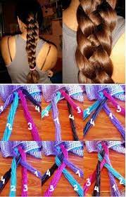One Day My Brain Will Make Sense Of The Four Strand Braid This Pin Is For That Day Hair Styles Four Strand Braids Hair Beauty