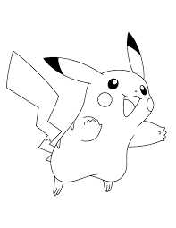 They will enthusiastically choose the monster they like, then color it with enthusiasm. Pickachu Coloring Pages Coloring Home