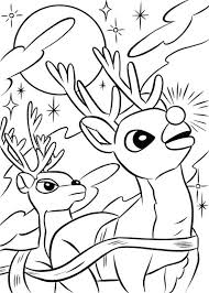 42 Disegni Di Renne Di Babbo Natale Da Colorare Disegni Da Colorare Natalizi Renne Di Babbo Natale Pagine Da Colorare