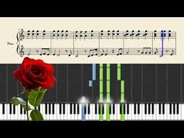 Bette Midler The Rose Piano Tutorial Sheets Youtube Piano Tutorial Piano Tutorials Piano