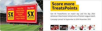 Promotion applicable for maybank cards ; Maybankard Manchester United Visa Card