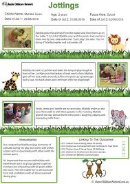 Jottings Jungle Observation Aussie Childcare Network Aussie Childcare Network Learning Stories Examples Learning Stories
