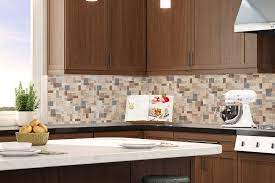 Mto0205 Classic Modular Beige Brown Gray Glossy Stone Glass Mosaic Tile Modern Kitchen Tiles Glass Mosaic Backsplash Kitchen Kitchen Tiles