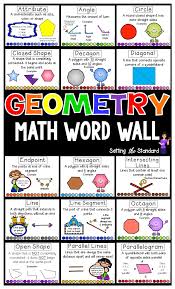 This Download Includes Vocabulary Posters For Teaching Geometry Each Poster Contains The Vocabulary Word A Vocabulary Posters Teaching Geometry Studying Math